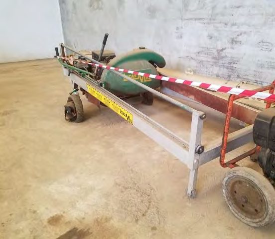 Scie autonome LUCAS MILL pour grumes